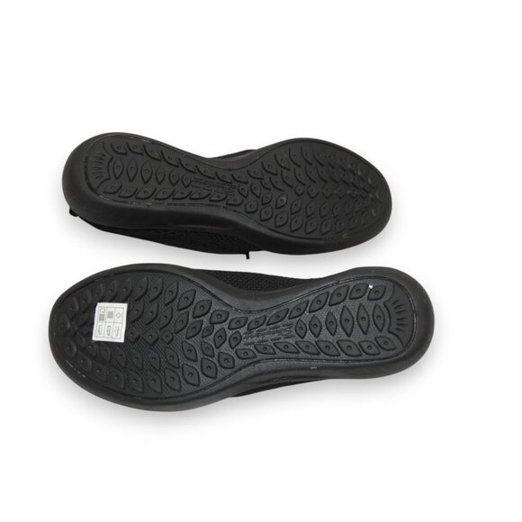 NWT Skechers Stretch Fit Black Sneakers Air-Cooled Memory Foam Womens 8.5 - Picture 11 of 14